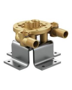 Moen TS50110 Arris Double Riser Floor Mount Tub Filler concrete Mounting System