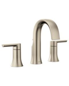 Moen TS6925BN Doux™ 1.2 GPM Two-Handle Bathroom Faucet Trim Only in Brushed Nickel (Rough In Sold Separately)