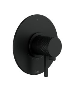 Rohl TTE23W1LMMB Tenerife 1/2" Thermostatic and Pressure Balance Trim with 3 Functions in Matte Black (Rough Sold Separately)