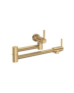 Rohl U.4899LS-SEG-2 Holborn Pot Filler in Satin English Gold