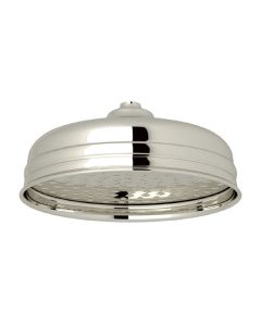 Rohl U.5205PN Perrin and Rowe 1.8 GPM Single Function Rain Shower Head in Polished Nickel
