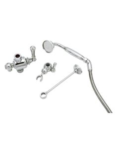 Rohl U.5783APC Georgian Era Riser Diverter with Hand Shower and 60" Hose in Polished Chrome