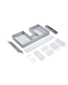 Robern VADRAWER30P Slim Drawer Insert, 28-3/16" H X 3-3/4" W X 15-3/8" D, Plumbing Drawer, Use in 30 " Drawer
