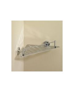 Valsan 53610CR Essentials Triangular Shelf in Polished Chrome