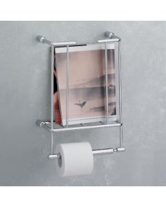 Valsan 57100CR Essentials Magazine and Spare Roll Holder in Chrome