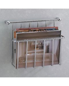 Valsan 57101CR Essentials Magazine Holder in Chrome