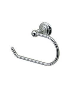 Valsan 66324ES Kingston Toilet Roll Holder Without Lid in Satin Nickel