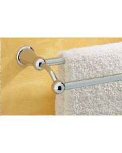 Valsan 66876CR Sintra 25 Inch Double Towel Rack in Chrome
