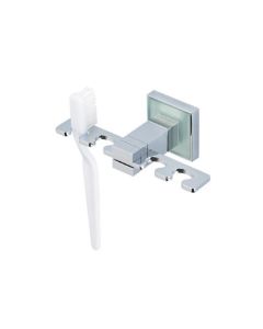 Valsan 67435CR Cubis Toothbrush Holder in Chrome