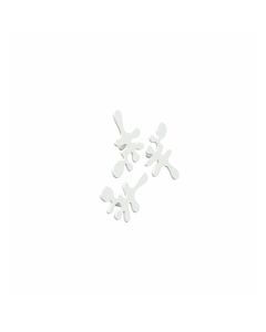 Frost Design W3002-W-3 Mini Camouflage Set of 3 hooks in White