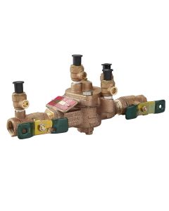 Watts 88004110, LF009-QT, 0.5" Lead Free Reduced Pressure Zone Backflow Preventer Assembly, Quarter Turn Shutoff Valves