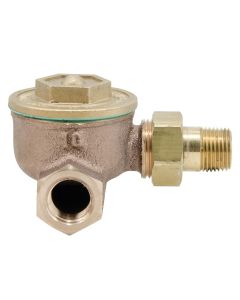 Watts 0036042, STMTMSTTRP-1GRHC, 0.5" Thermostatic Radiator Steam Trap, Right Hand Corner