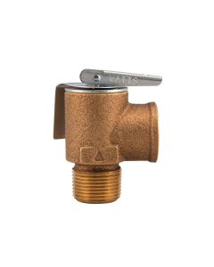 Watts 0342692, M335M2-030, 0.75" Bronze Boiler Pressure Relief Valve, Male Inlet, 30 psi