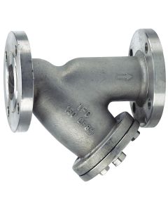 Watts 0823095, 77F-CSSI, 3" Ss Wye Pattern Strainer, Flange, Tapped Retainer Cap, Closure Plug