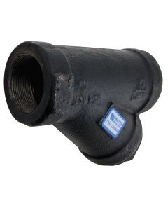 Watts 0220081, 77S1, 2" Cast Iron Wye Pattern Strainer, Thread, 20 Mesh Screen, Tapped Retainer Cap