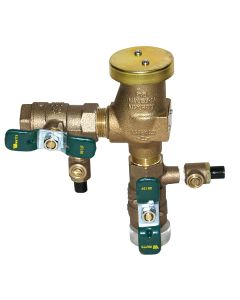 Watts T792011, LF800M4QT, 0.75" Lead Free Anti-Siphon Pressure Vacuum Breaker Backflow Preventer, Quarter Turn Shutoff, Tee Handles