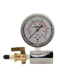 Watts 0069786, IWTG-NYC-0-05, 0.75" Air Test Assembly Gauge, 0-5 psi, 2 Percent Accuracy