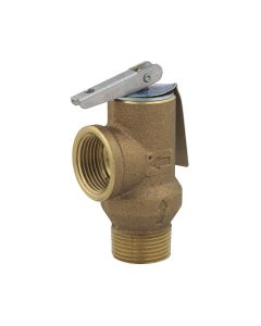Watts 0556034, LF3L-150, 0.75" Lead Free Poppet Type Pressure Relief Valve, 150 psi, Test Lever