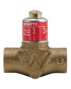 Watts 0008499, LFP3, 0.5" Lead Free Multi-Orifice Flow Control Valve For Tankless Water Heater, Solder