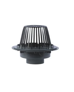 Watts RD-303-K 3" Epoxy Coated Cast Iron Roof Drain with Flashing Clamp