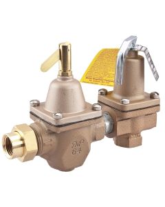 Watts 0388805, T1450F-STD, 0.5" Dual Control Regulator And Relief Valve, Npt Threaded Inlet Connection