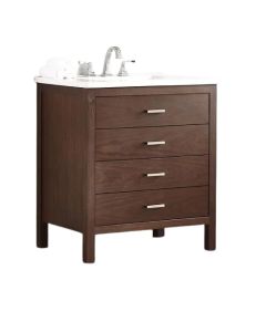 Dickson WB3621-2D-E Beid 36" L X 21-1/2" W X 34" H with 2 Drawers Vanity in English Walnut