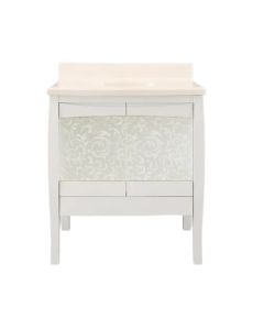 Dickson WC3621-D-W Caelum 36" L X 21-1/2" W X 34" H Vanity with Drawer in White