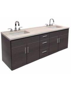 Empire WDS60-43BNP 60 Inch Contemporary Wall-Mount Vanity