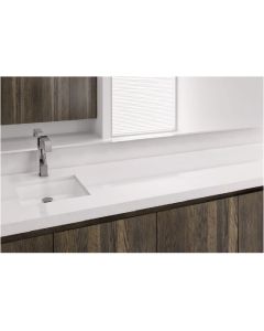 Wetstyle WETSPO0178 Undermount Sink 18" L X 15-1/2" W X 5-3/4" D Composite Material in Gloss White