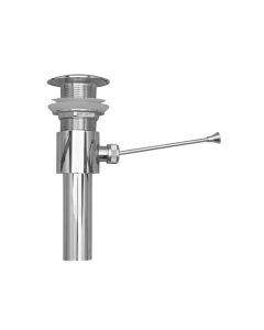 Whitehaus WHP314-1-C 2-1/2" Diameter Pop-Up Mechanical Drain with No Overflow in Polished Chrome