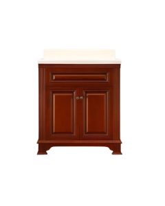 Dickson WL3021-2D Lyra 30" L X 21" W X 33" H Plywood Vanity Base with 2 pullout Drawers in Cherry