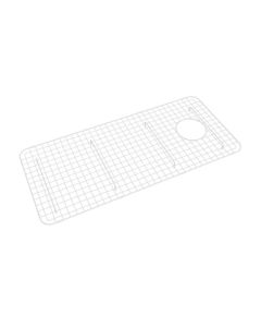 Rohl WSGMS3618WH 33" L X 15" W Rectangular Wire Sink Grid for MS3618 Kitchen Sink in White