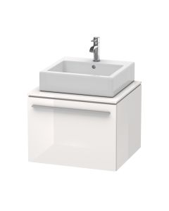 Duravit XL671901818 X-Large 24" L X 22" W X 18" H Wall Mounted Vanity Base Only with Single Drawer for Console in White Matte (Vanity Top Sold Separately)