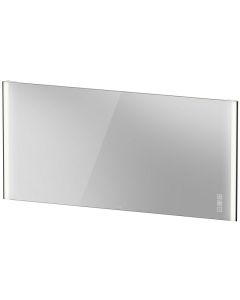Duravit XV70470B2B2 XViu 63.75" W X 31.5"H Mirror with Lighting in Black Matte