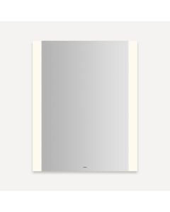 Robern YM2430RSFPD3 Vitality 24" W X 30" H X 1-3/4" D Rectangular Lighted Mirror with Edge Lit Light Pattern, Warm White (3000K), Dimmable and Defogger