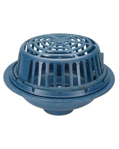 Zurn Industries Z100-6NH-89-DP-EA 15" Diameter No Hub Cast Iron Main Roof Drain