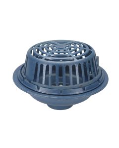 Zurn Industries Z100-4NH-DP-89 15" Diameter No-Hub Cast Iron Main Roof Drain