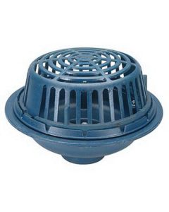 Zurn Industries Z100-4NH-DP-EA 15" Diameter No-Hub Cast Iron Main Roof Drain