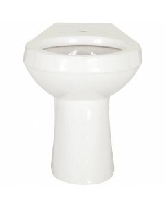 Zurn Industries Z5647-BWL Elongated Floor with Back Outlet Flush Valve Toilet Bowl 1.28 Gallons per Flush in White