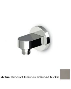 Zucchetti Z93807.1900C8 Agora 2-3/8" Wall Supply Elbow in Polished Nickel
