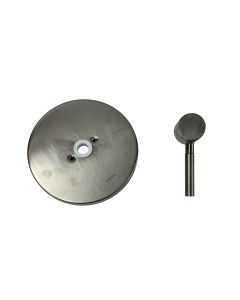 Zucchetti Z94641.1900C3 Wall Mounted Pressure Balance Shower Trim in Satin Nikel (Rough Sold Separately)
