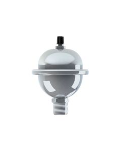 Zilmet ZEP1 2 Gallon 1/2" NPT Stainless Steel Thermal Expansion Tank for Tankless and Point of Use Water Heaters