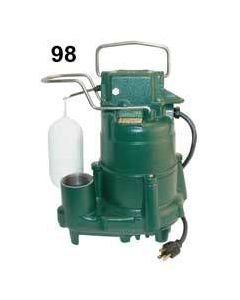 Zoeller 98-0001 M98 Flow-Mate Automatic Cast Iron Effluent Sump Pump