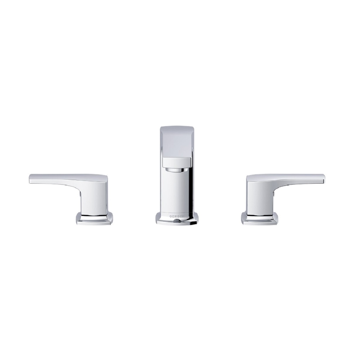 Gerber D304270 Tribune® 1.2 GPM Deck Mounted Two Handle Widespread Bathroom Faucet with Metal Touch-Down Drain in Polished Chrome