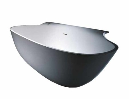 Falper D4S Scoop Free-Standing Bathtub, White