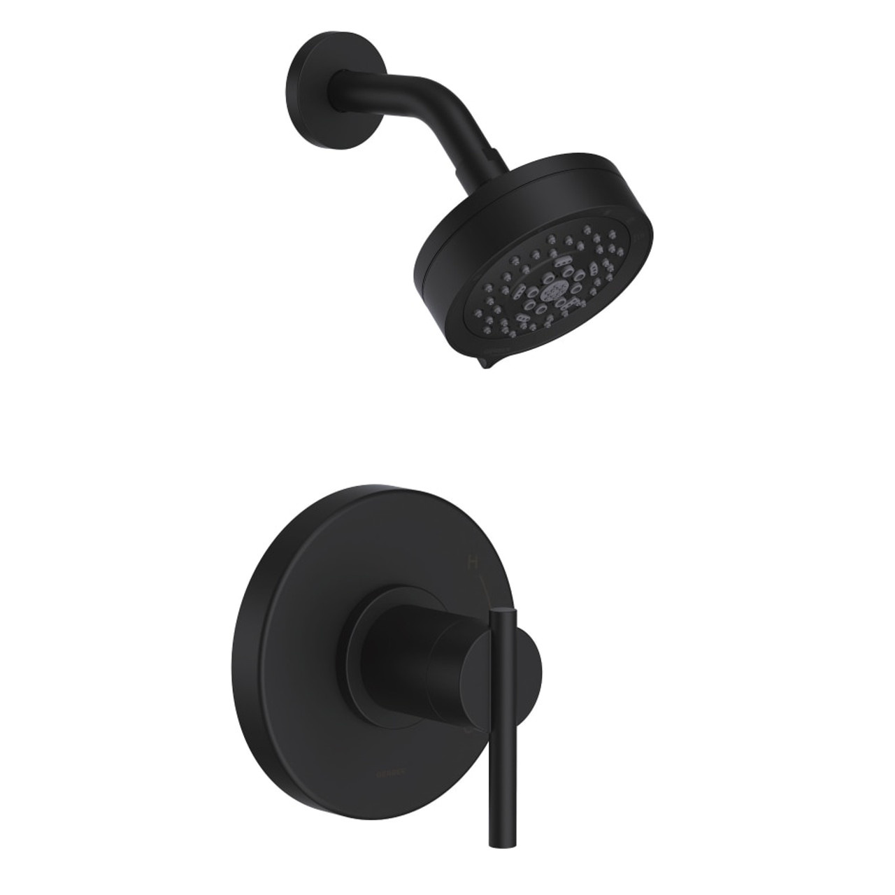 Gerber D511558BSTC Parma® 1.75 GPM Shower-Only Trim Kit in Satin Black (Rough-In Sold Separately)