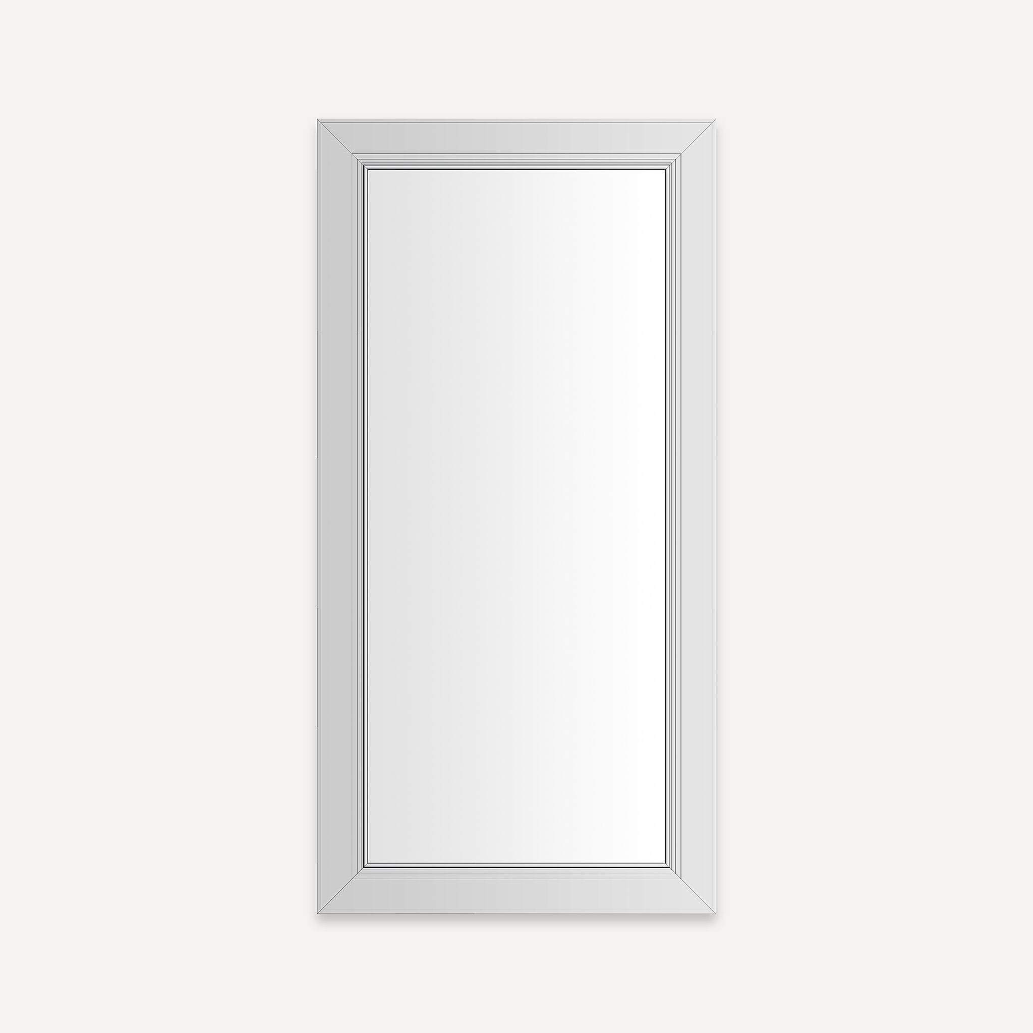 Robern DC2040D4MEG76 Main Line Cabinet, 20" L X 40" H X 4" D, Merion Frame, Chrome, Reversible Hinge, Non-Electric