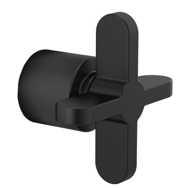 Brizo HX975-BL Jason 3 and 6 Function Diverter Trim Cross Handle Kit in Matte Black
