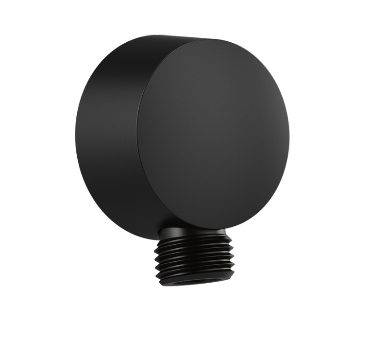 Brizo RP70614BL Essential Handshower Wall Elbow and Gasket in Matte Black