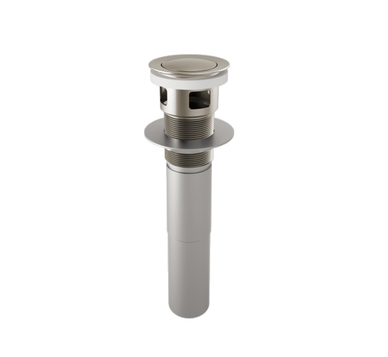 Brizo RP81628NK Push Button Pop-Up with Overflow in Luxe Nickel